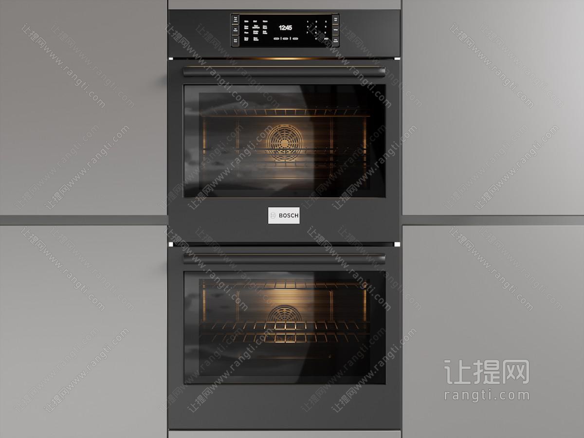 现代微波炉 烤箱 厨房电器