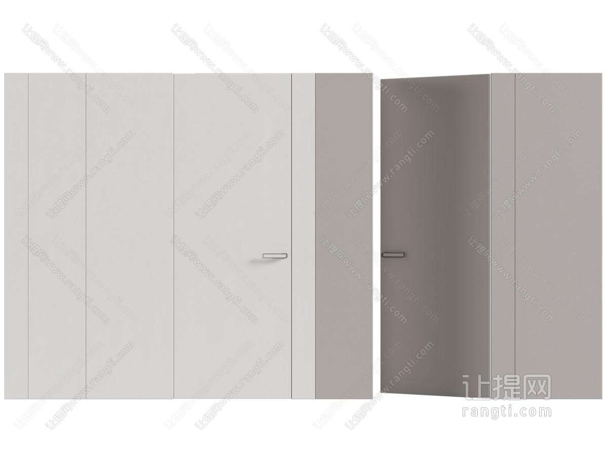 现代隐藏门 平开门 木门 房门