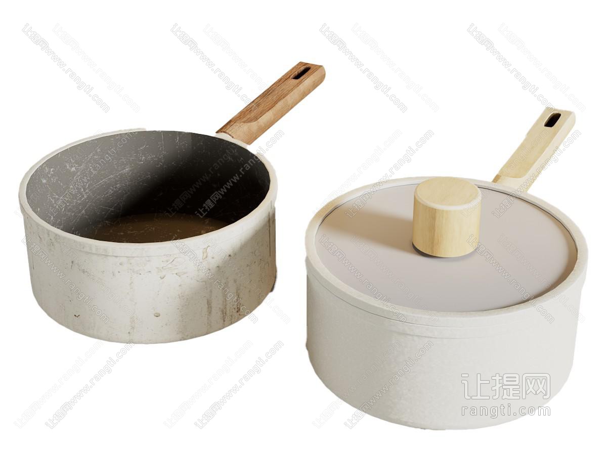 现代单手柄奶锅 锅具 厨具