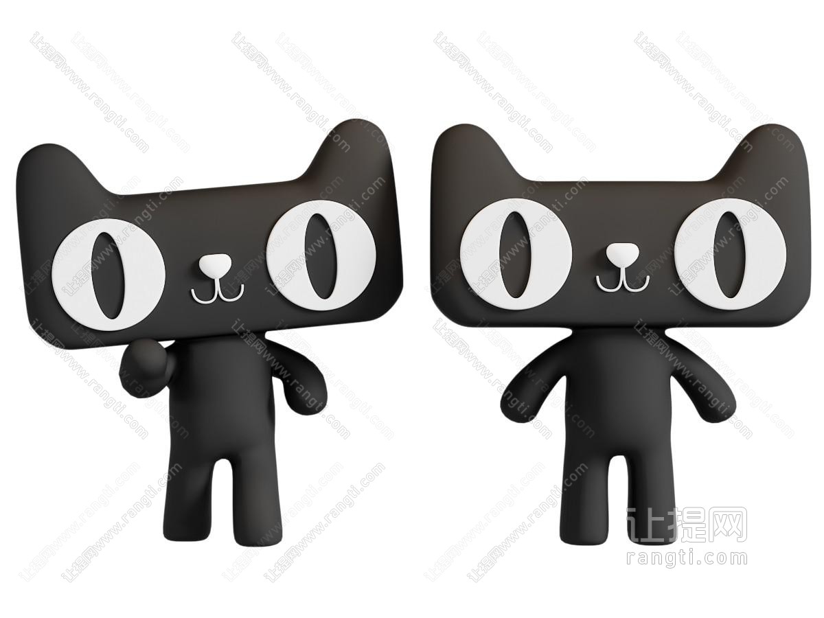 现代天猫卡通摆件