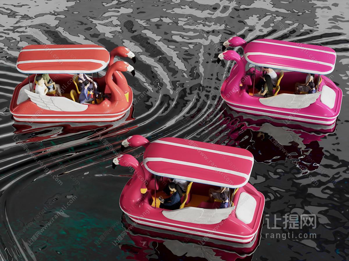 现代游船 公园游船