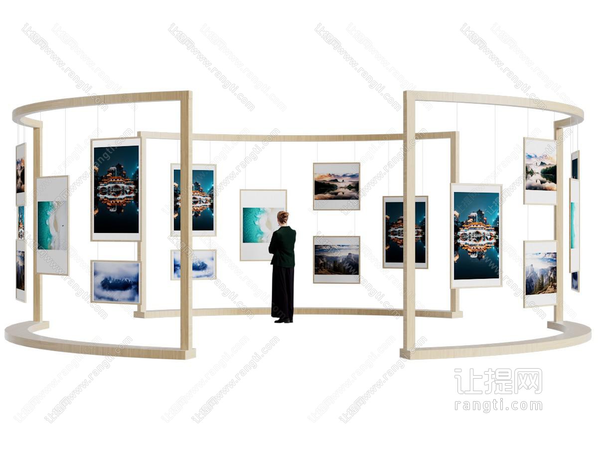 现代美术展厅展览