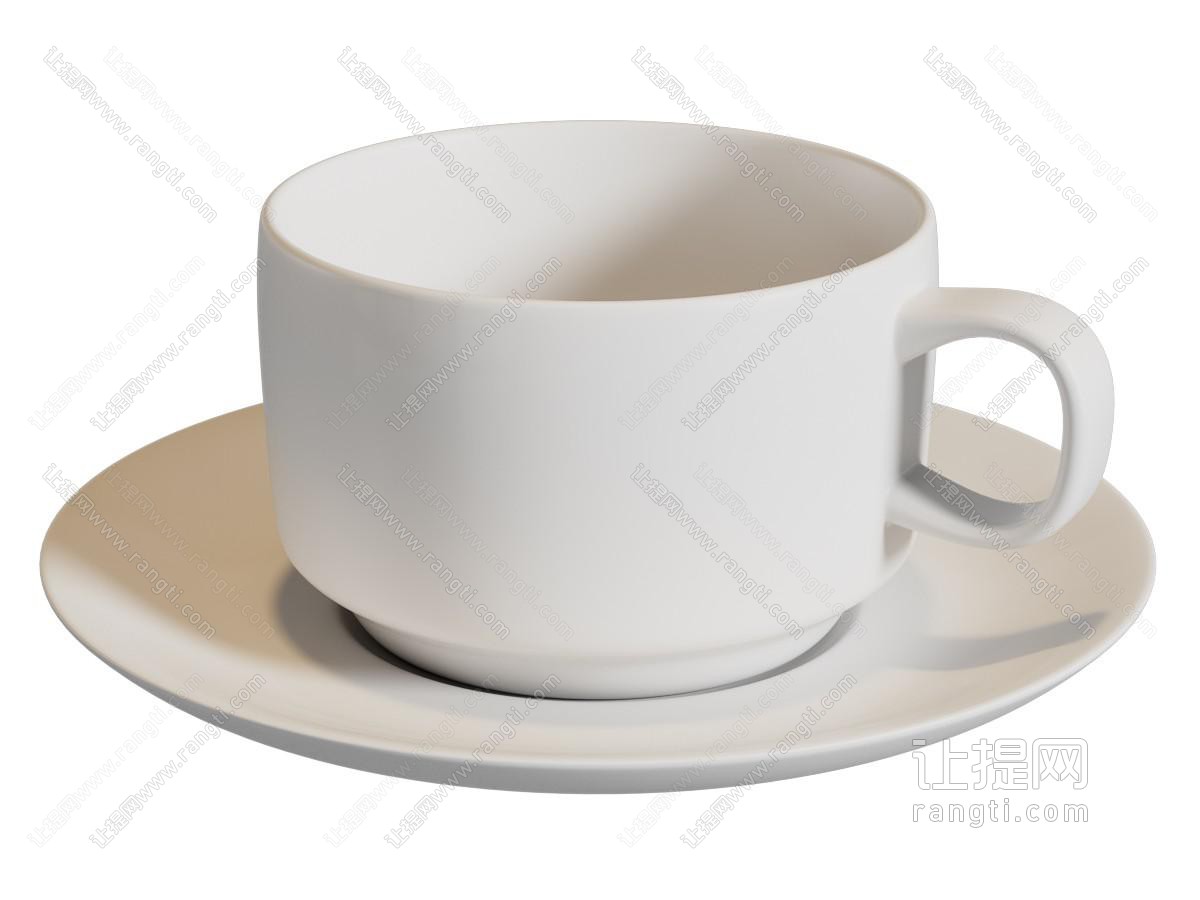 现代咖啡杯 茶杯茶碟组合 茶具杯子