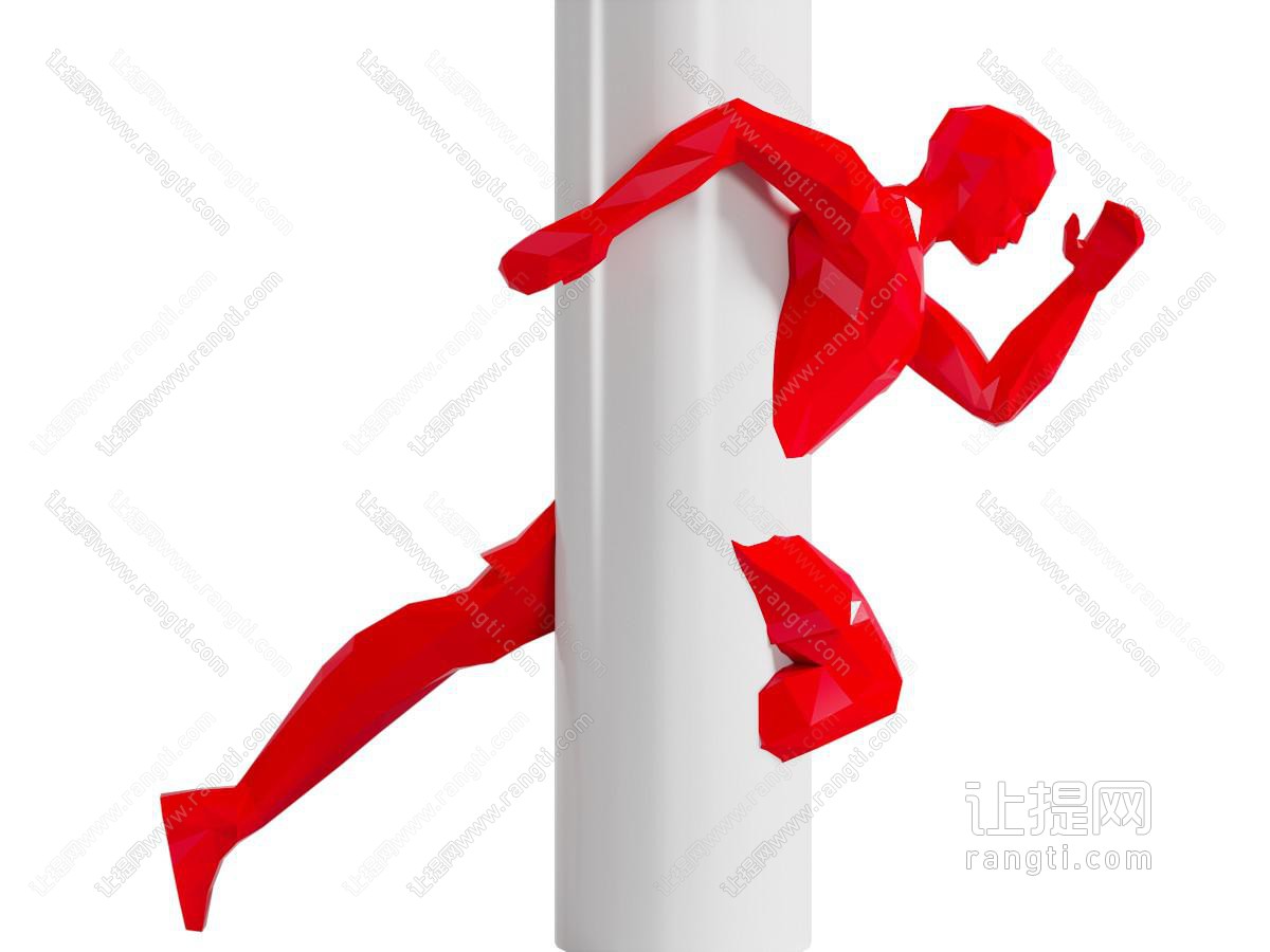 现代抽象人物雕塑雕刻摆件组合