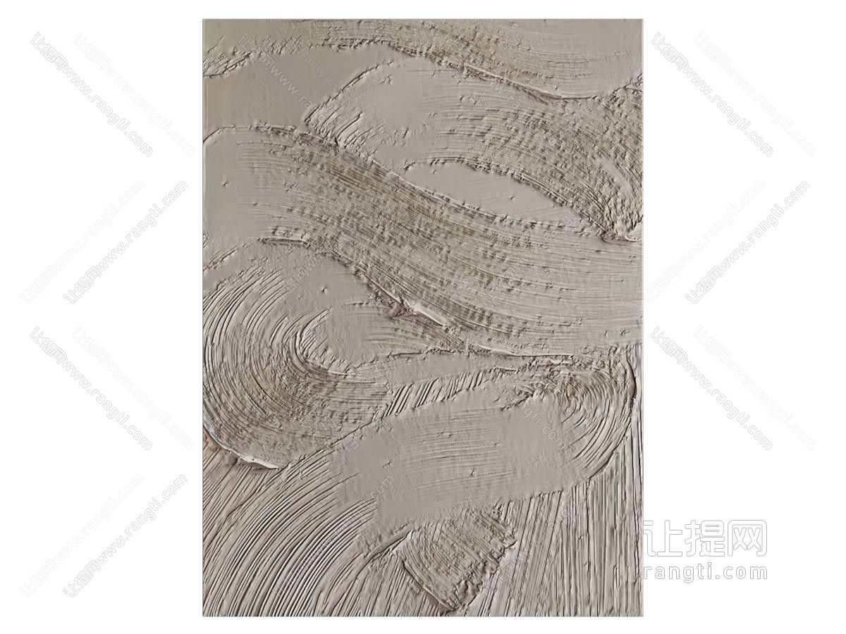 侘寂风装饰挂画 肌理画