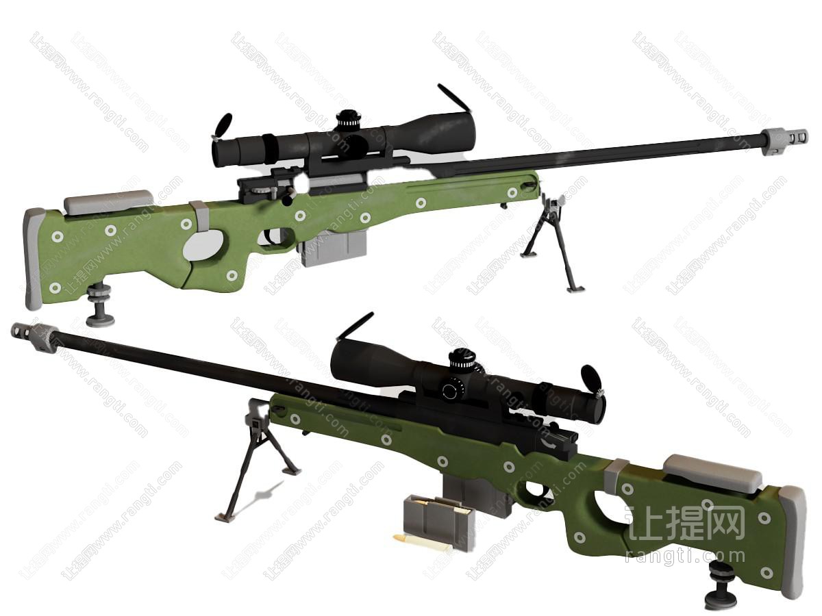 现代冲锋枪 狙击枪 武器