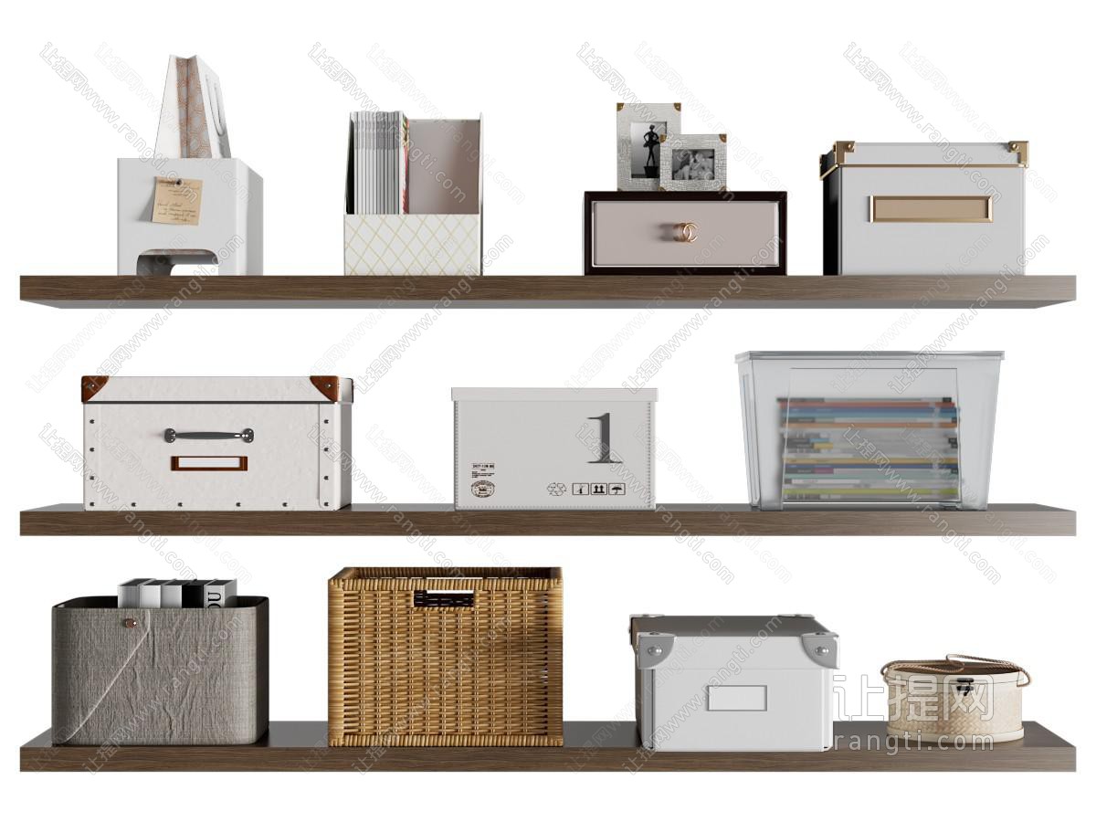 现代收纳筐 文件夹 生活用品