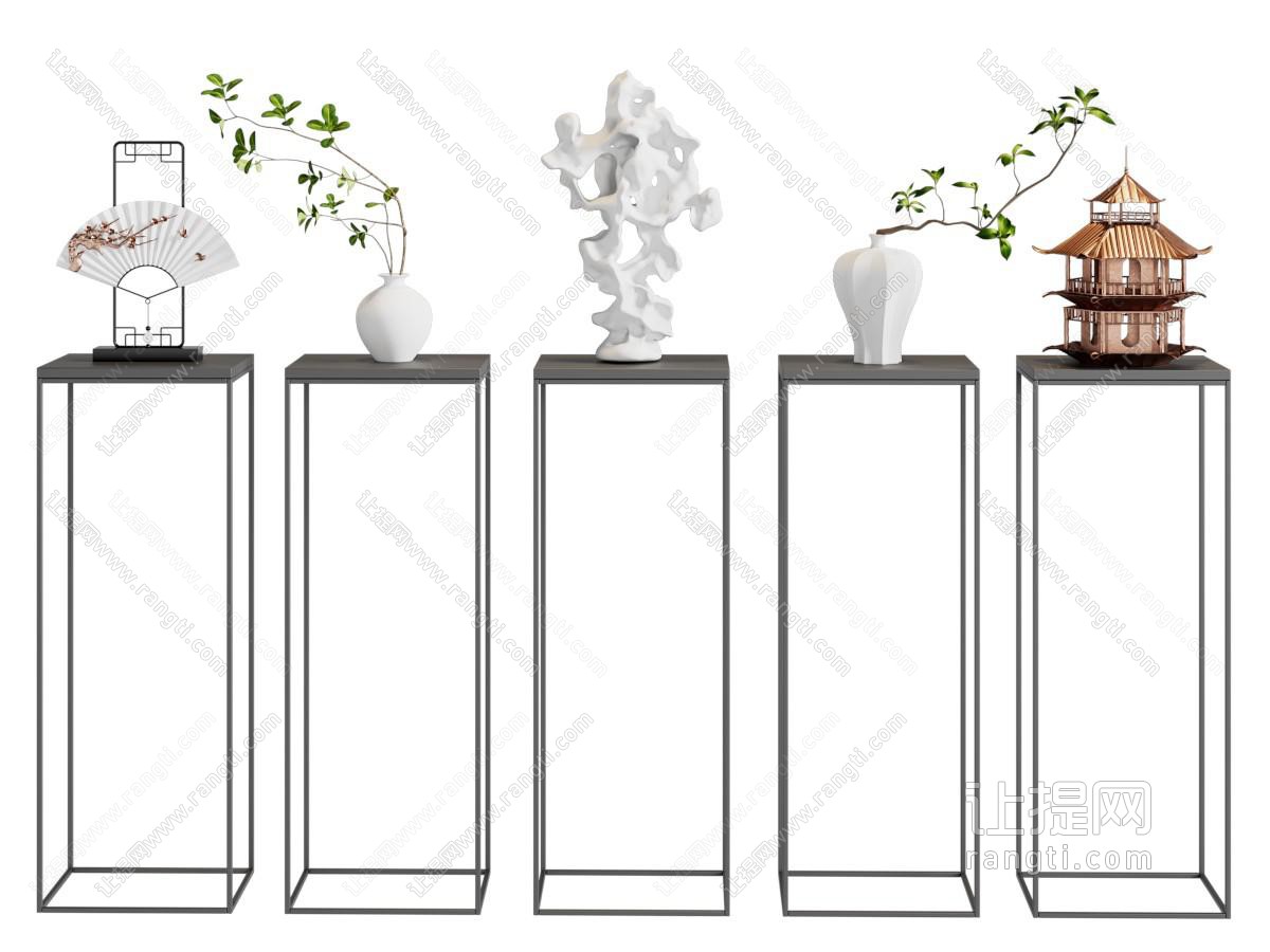 新中式摆件组合