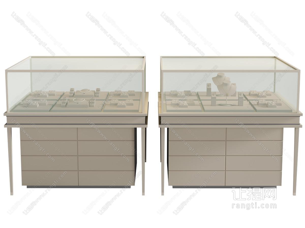 现代珠宝首饰展柜 展台