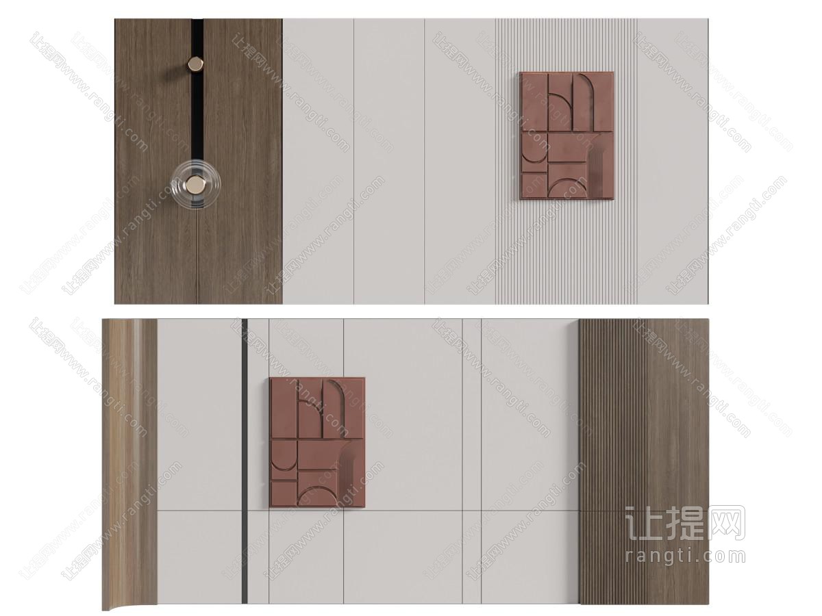 现代背景墙