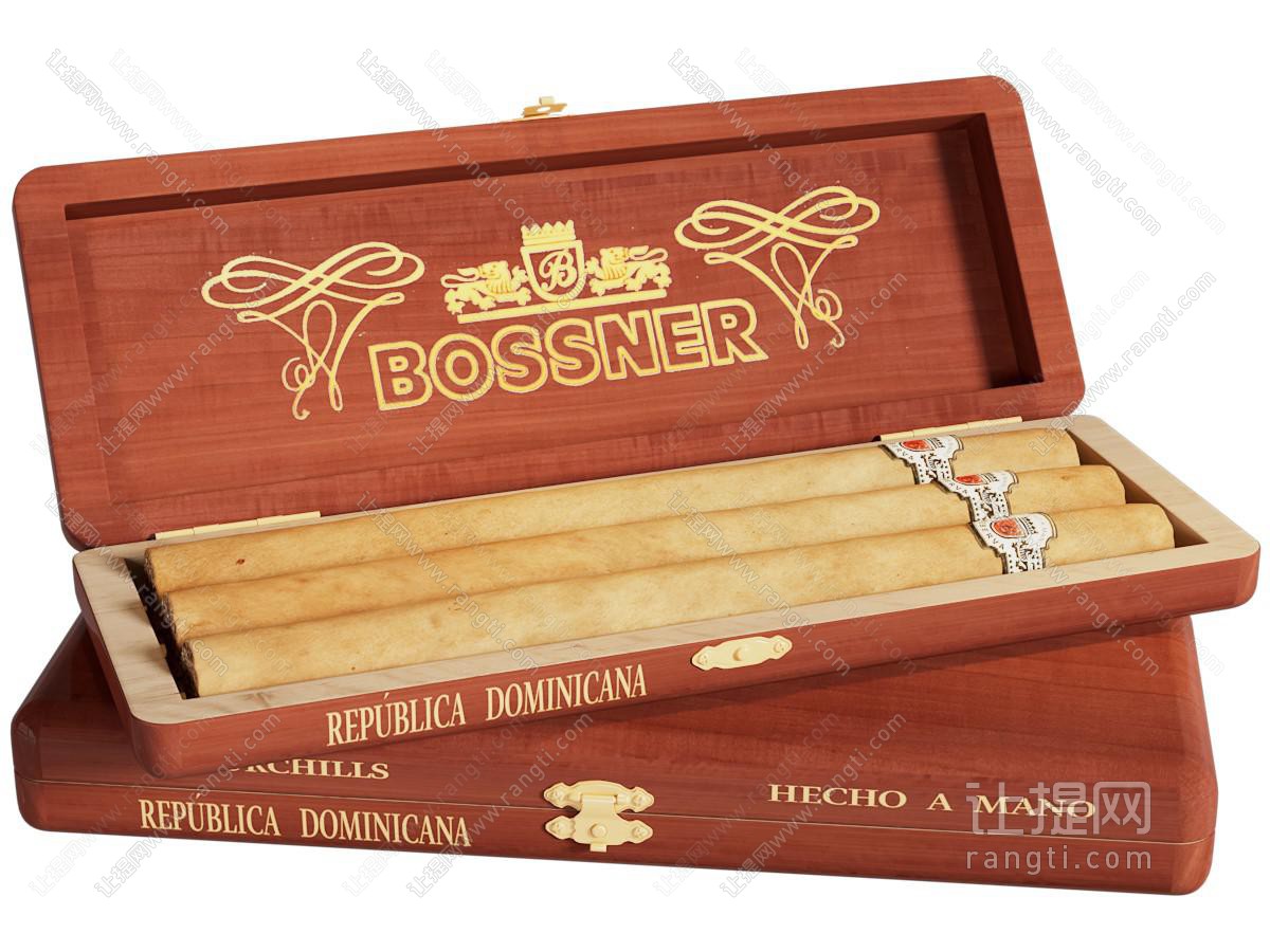 现代雪茄香烟盒 摆件组合