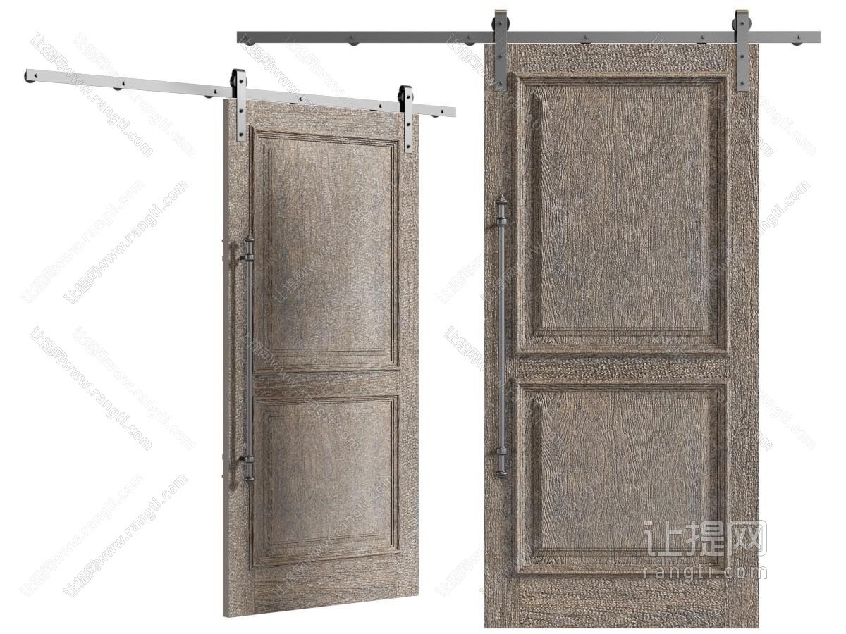 工业风loft谷仓门 推拉门