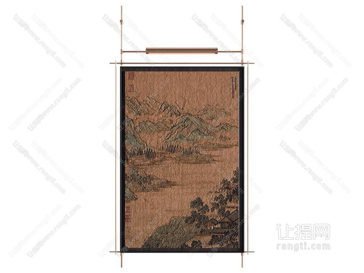 新中式装饰挂画