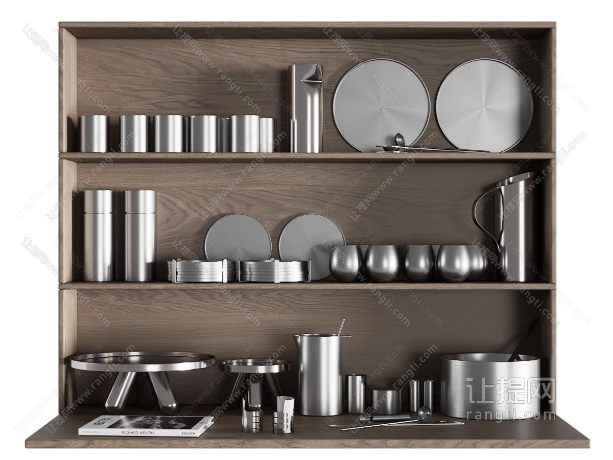 现代不锈钢餐具组合 厨房用品