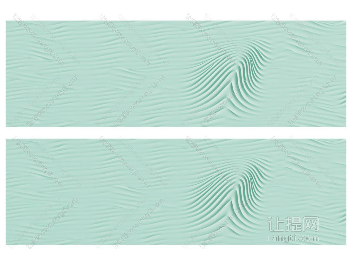 现代波浪纹理背景墙