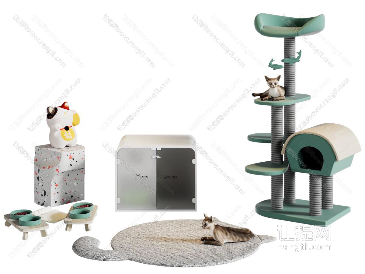 现代猫窝 猫爬架 生活用品
