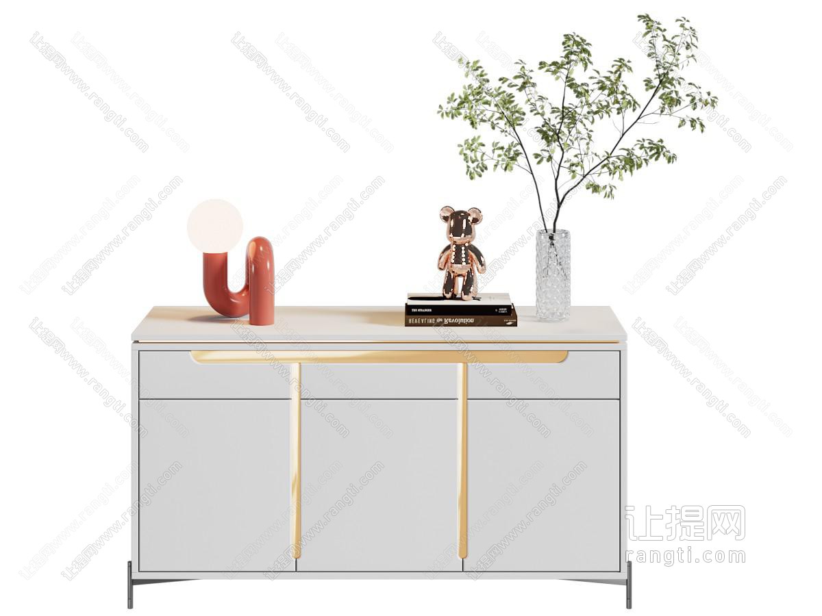 现代玄关柜 边柜