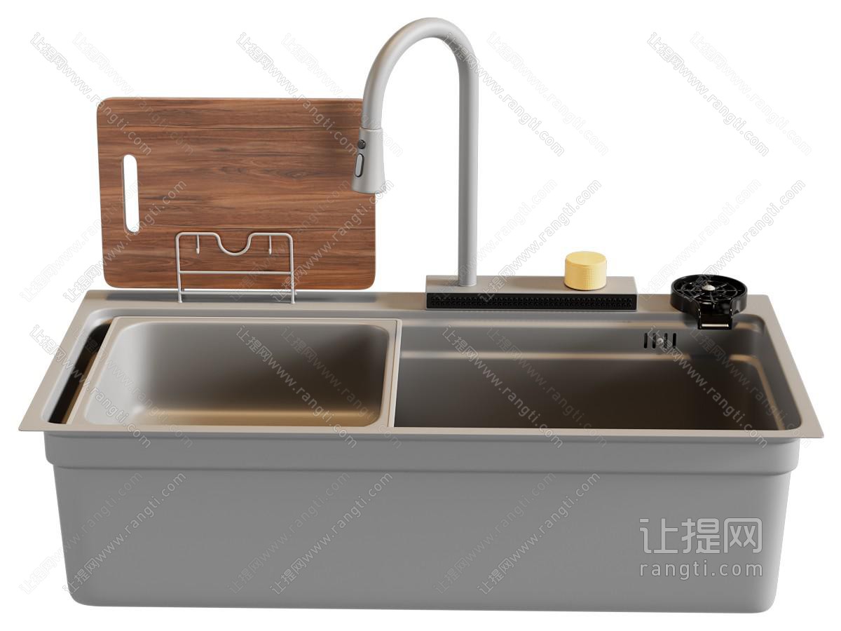 现代双盆洗菜盆