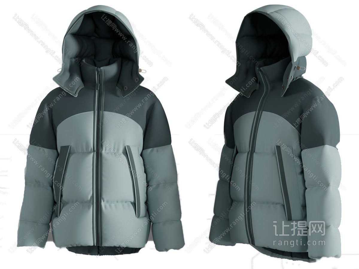 现代棉衣外套 羽绒衣 衣服