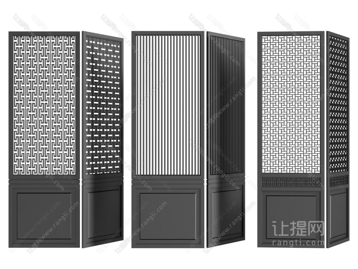 新中式隔断