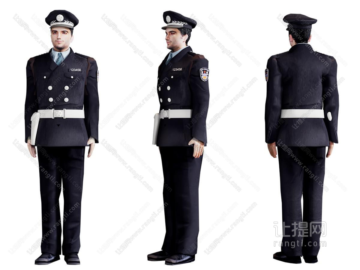 现代公安警察 男人