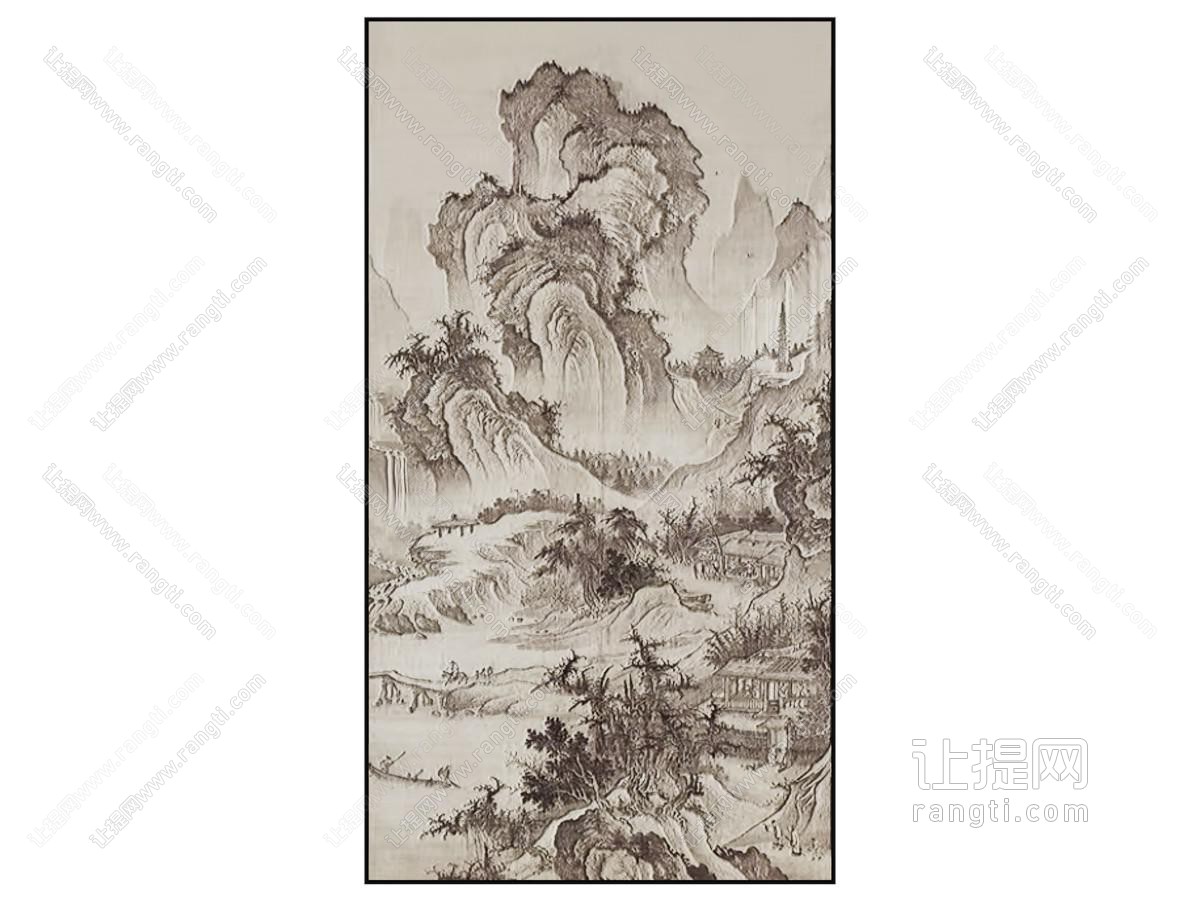 新中式装饰挂画