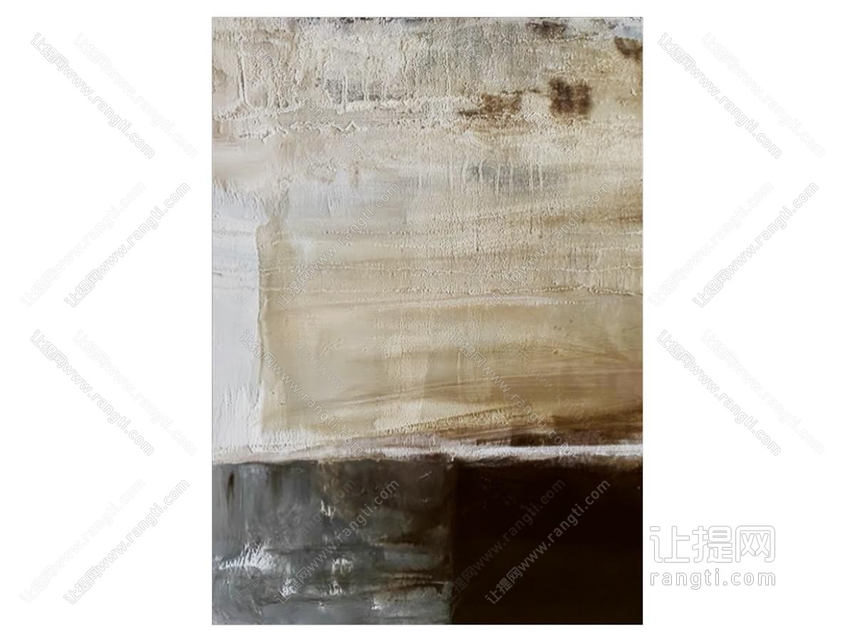现代装饰挂画 肌理画