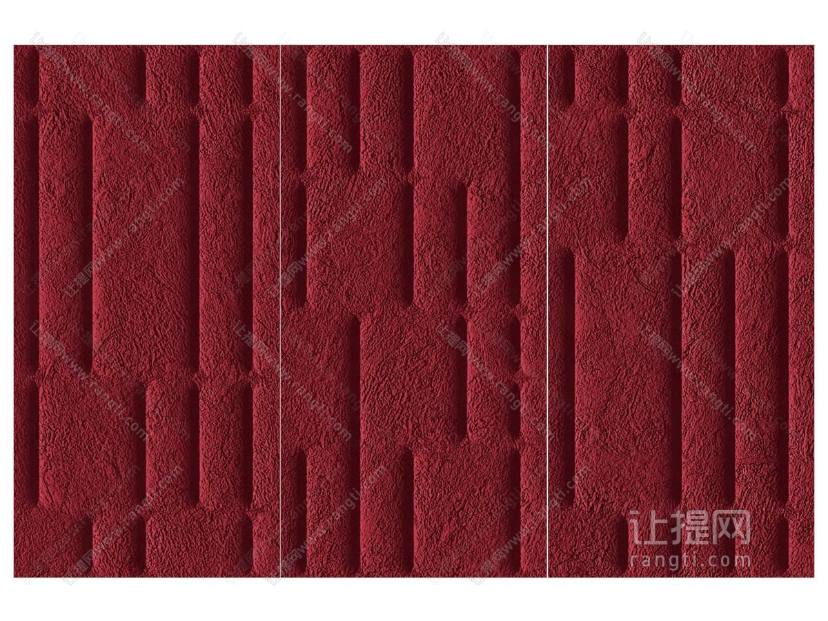 现代立体装饰背景墙