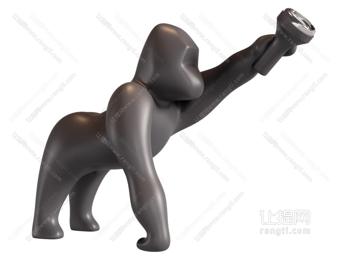 现代狒狒雕塑雕刻