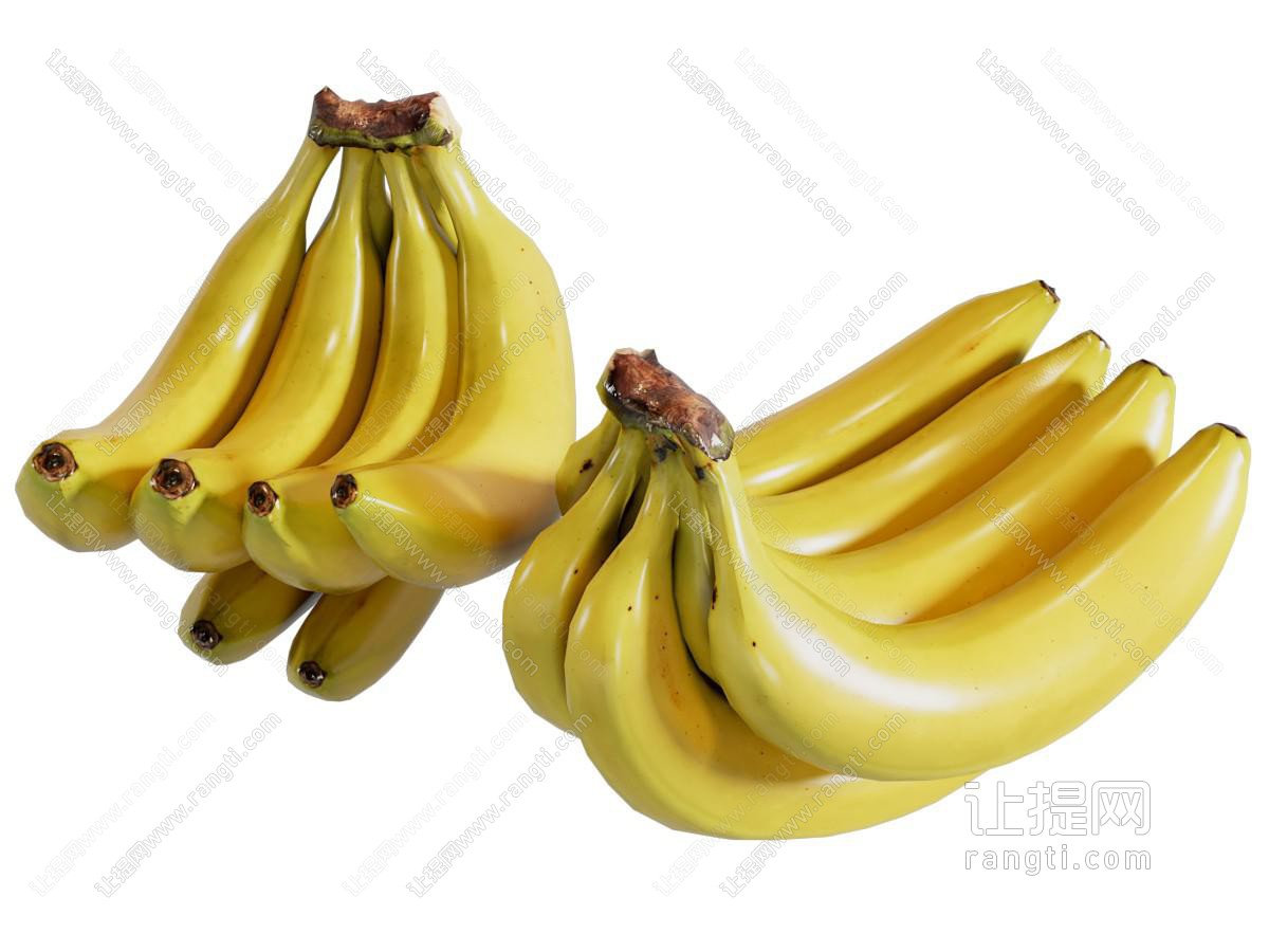 现代香蕉 水果食物