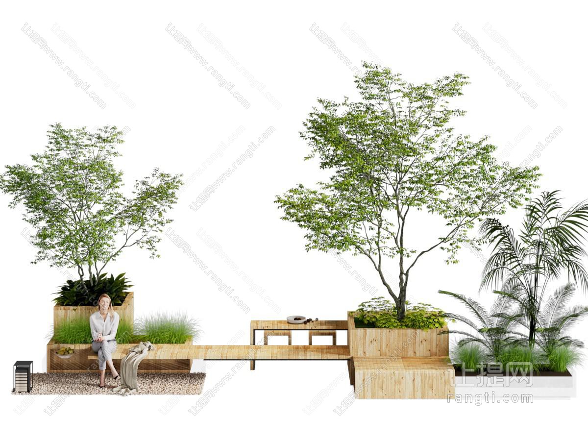 现代户外花箱景观树池椅子 公共椅子