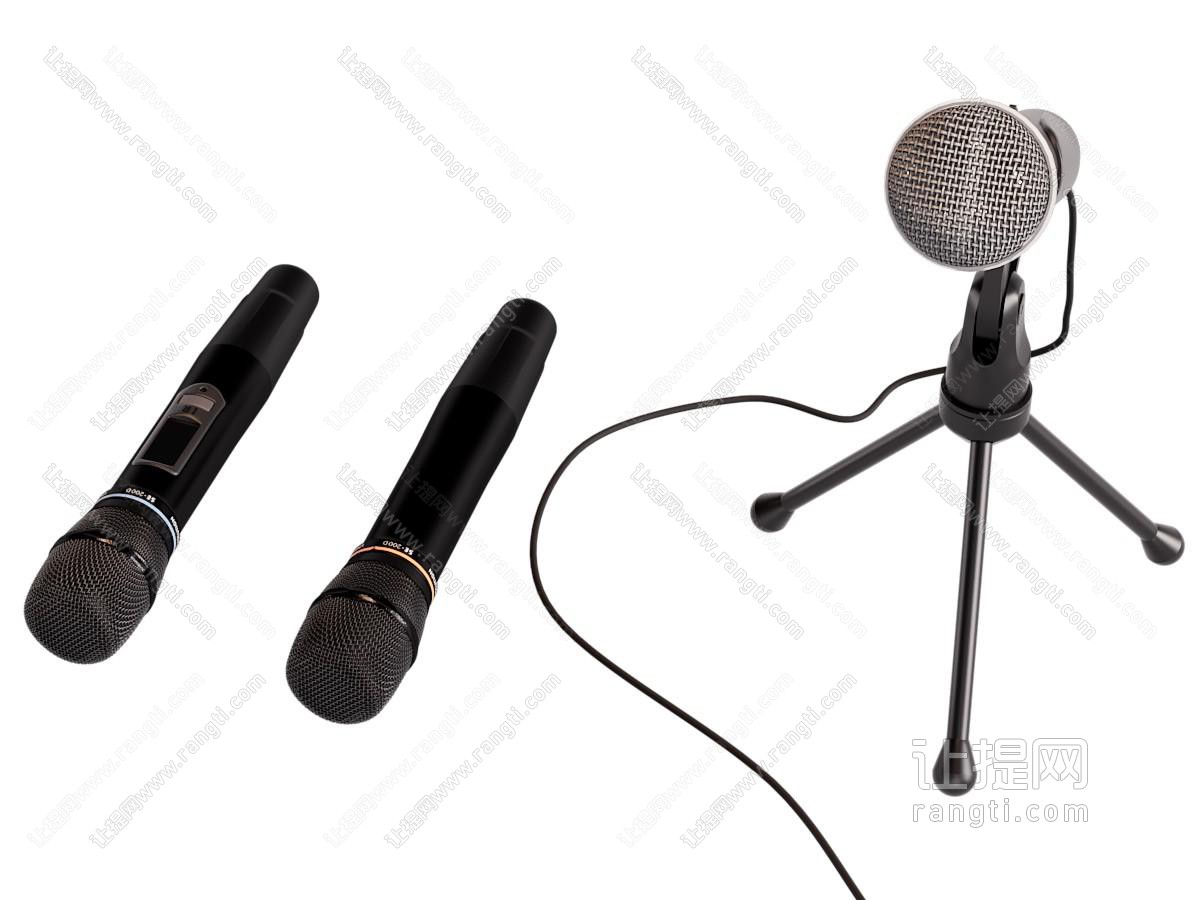 现代手持话筒 麦克风 扩音器