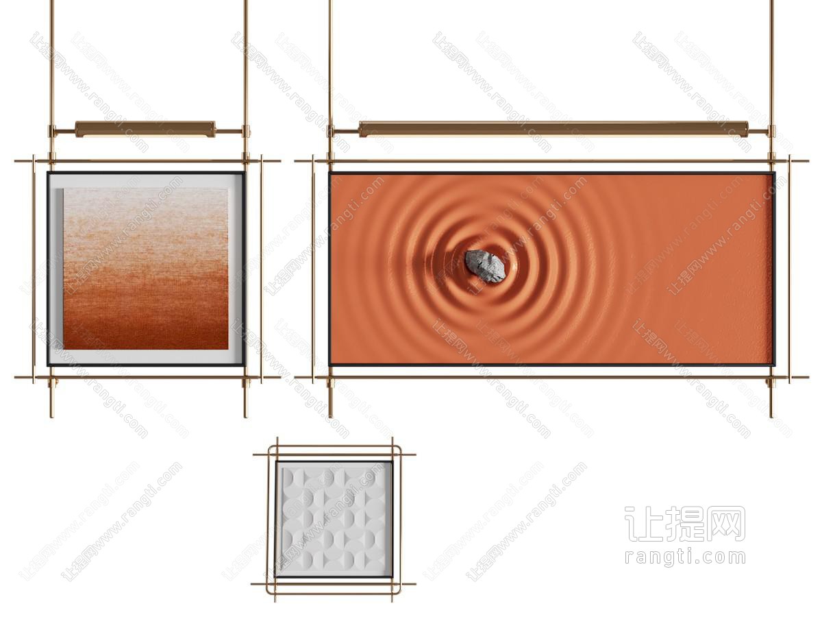 现代立体装饰挂画