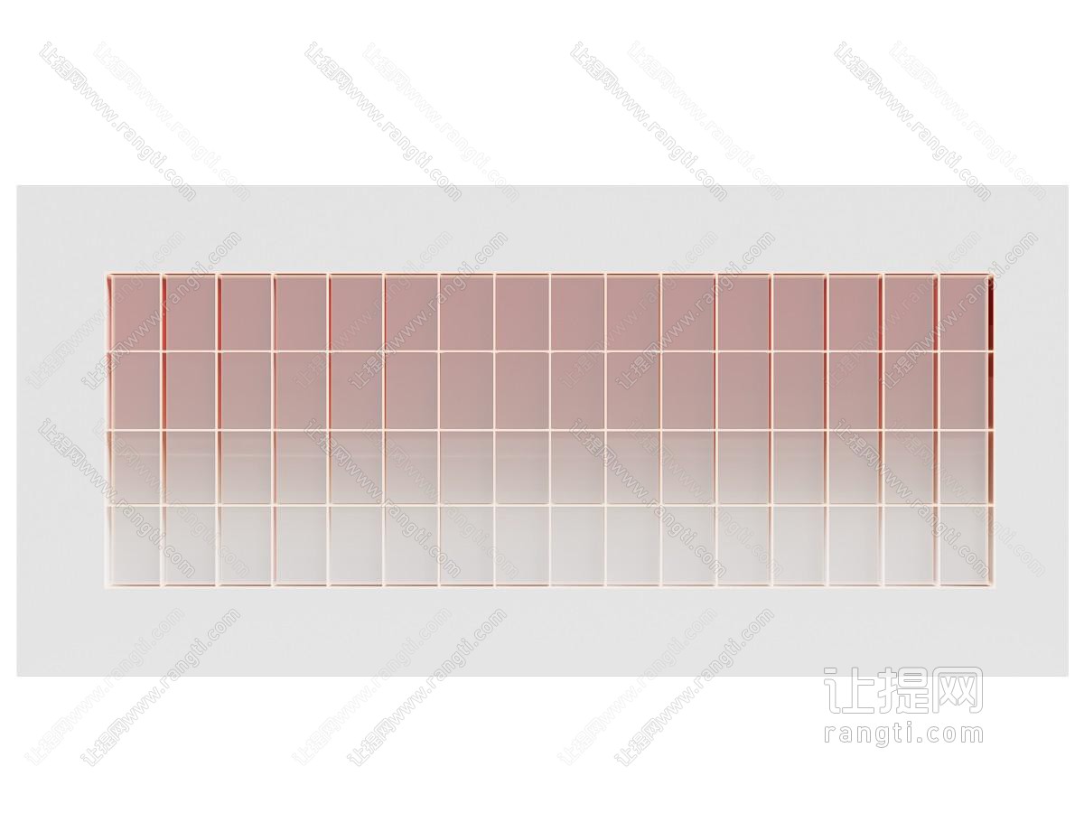 现代玻璃砖隔断