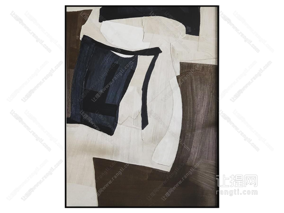 现代抽象装饰挂画