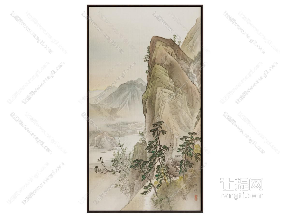新中式装饰挂画