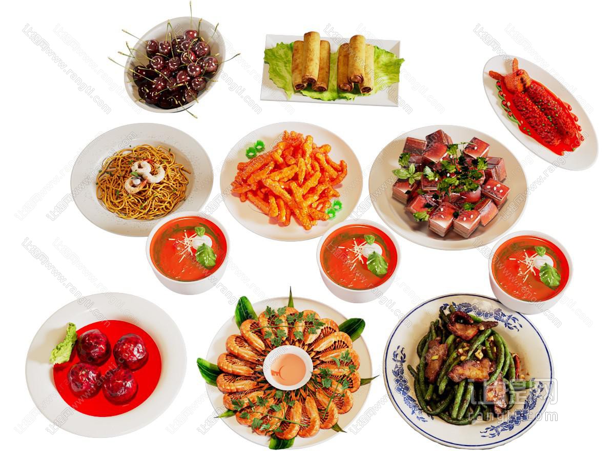 现代炒菜 红烧狮子头 食物中餐组合 菜品