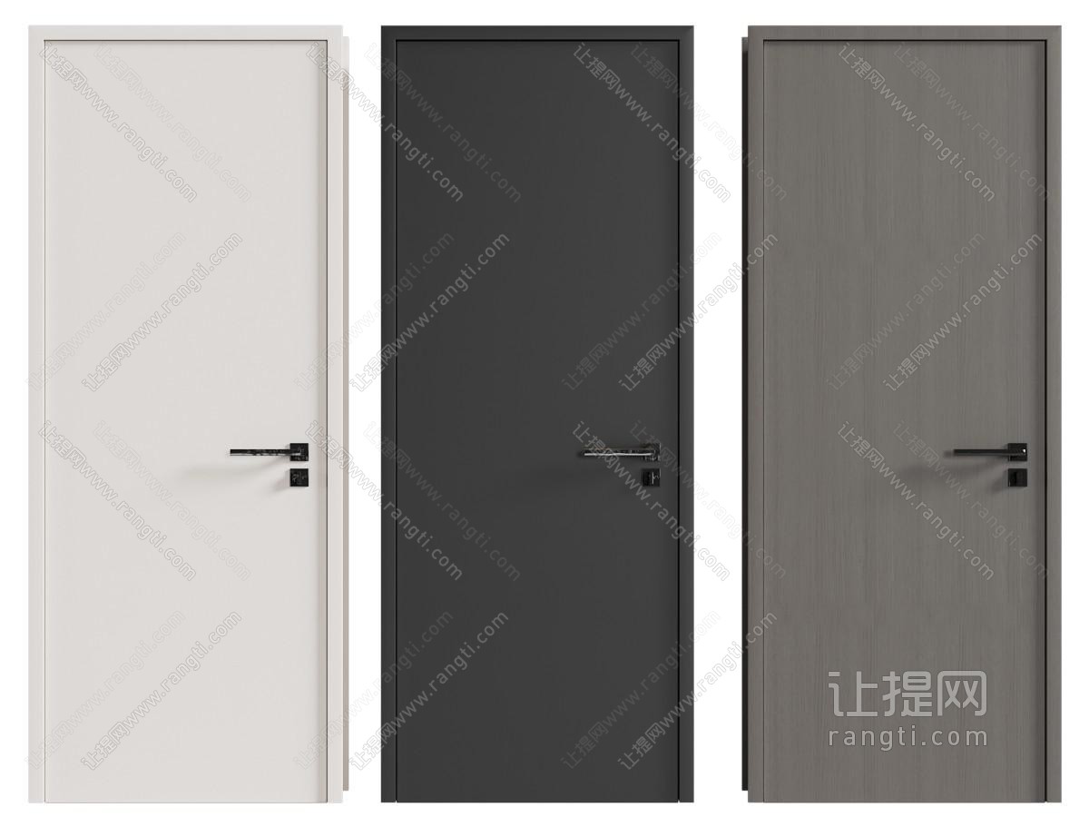 现代平开门 房门 木门