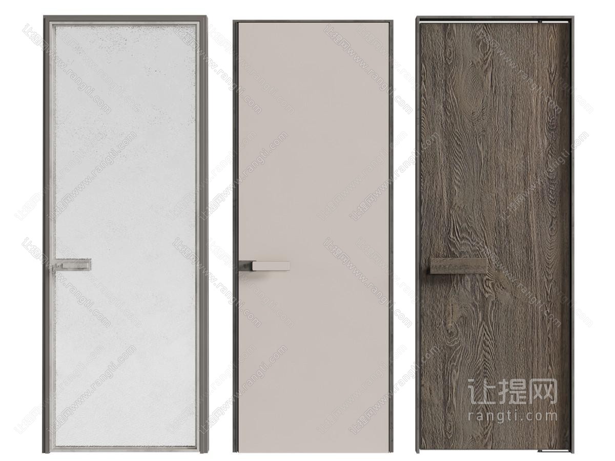 现代平开门 木门 房门