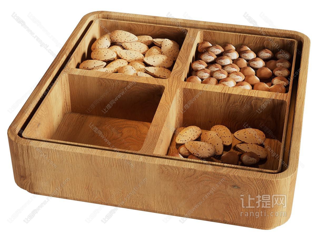 现代坚果零食收纳格 果盘