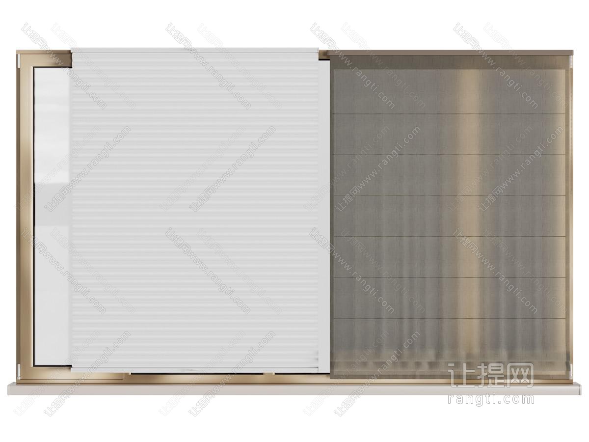 现代拉帘 窗帘 百叶帘