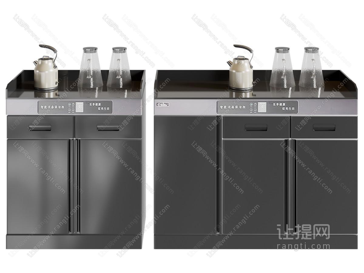 现代茶水柜 茶吧机 厨房电器