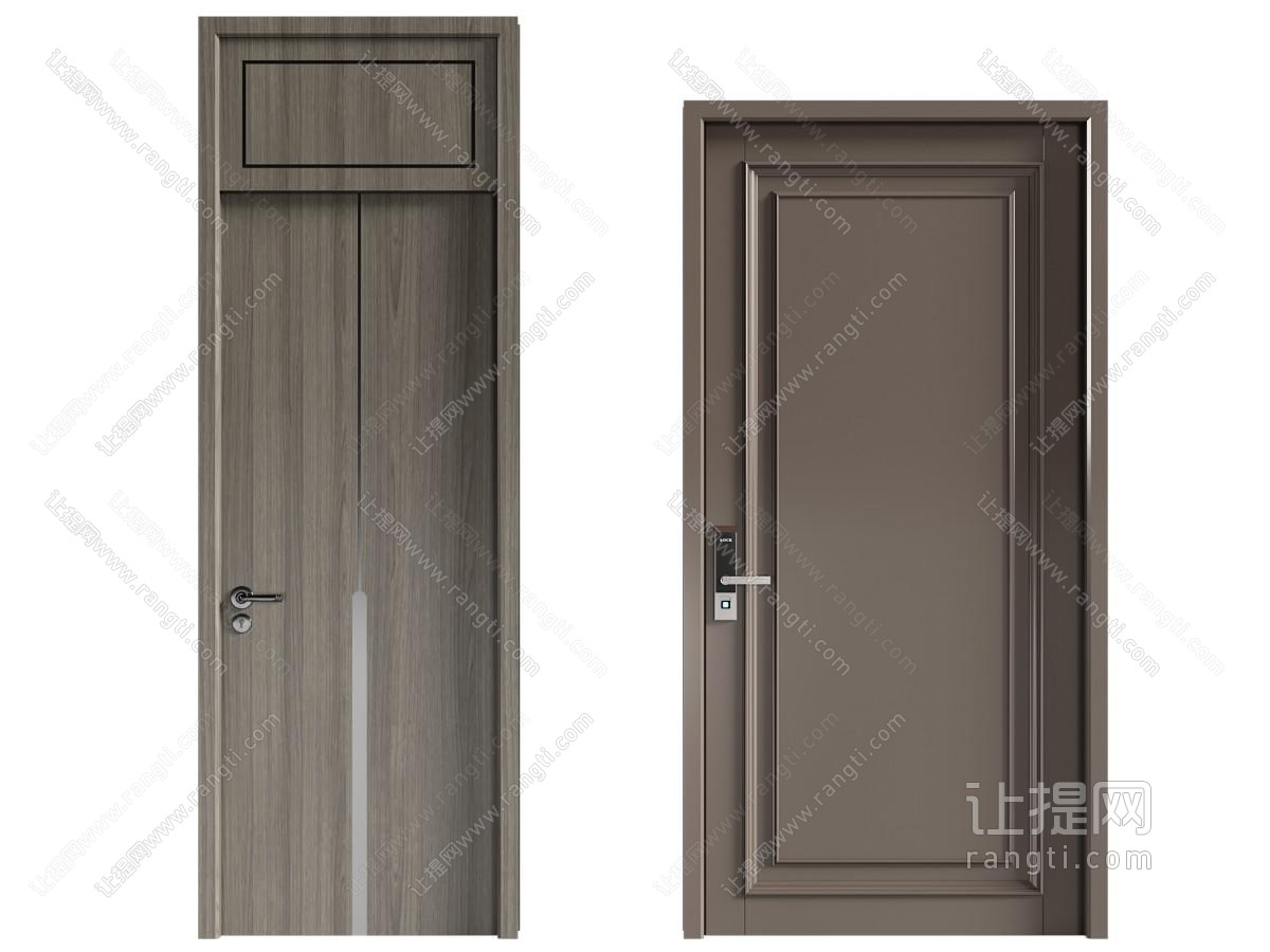 现代密码锁入户门 平开门 房门 防盗门 木门