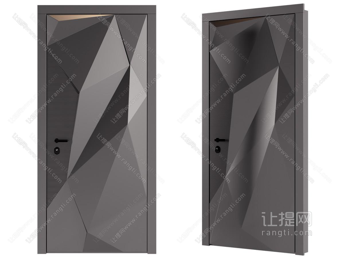 现代平开门 兰博门