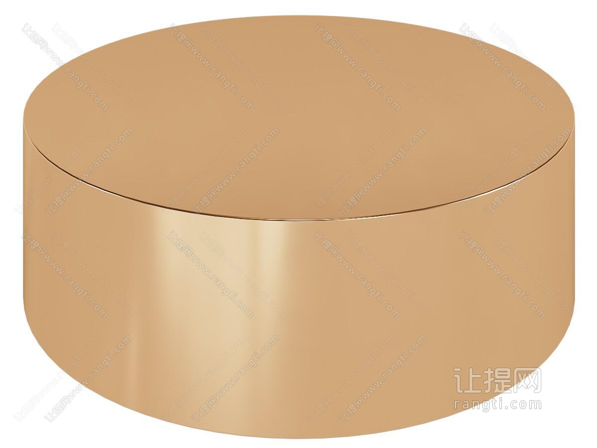 现代圆形茶几
