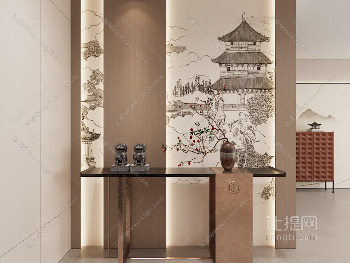新中式玄关