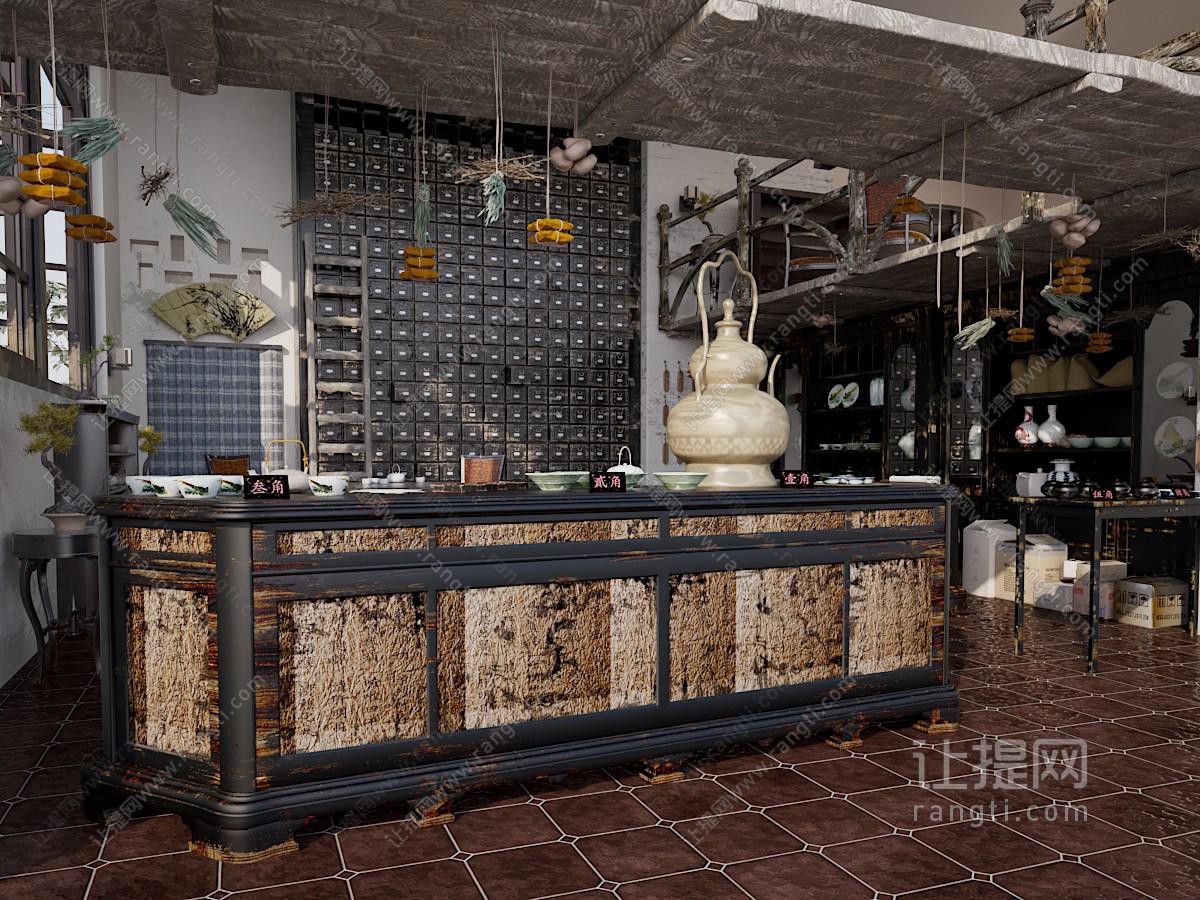 新中式中药店