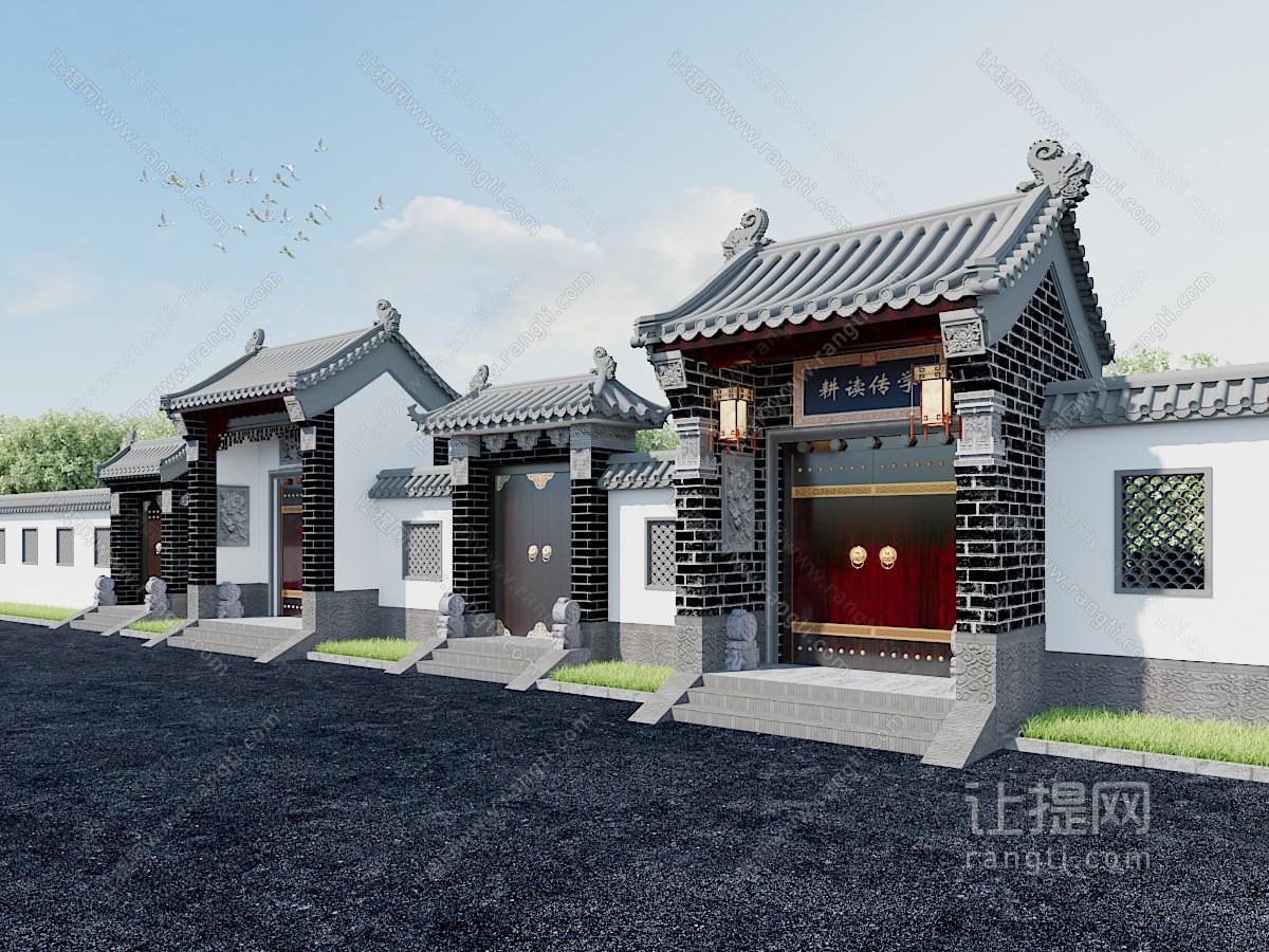 中式门头组合