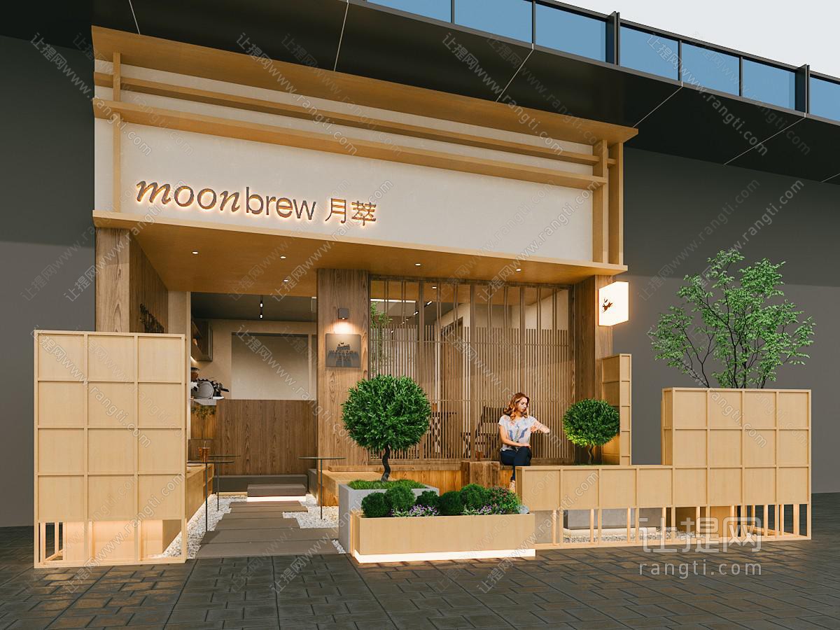 咖啡店门头