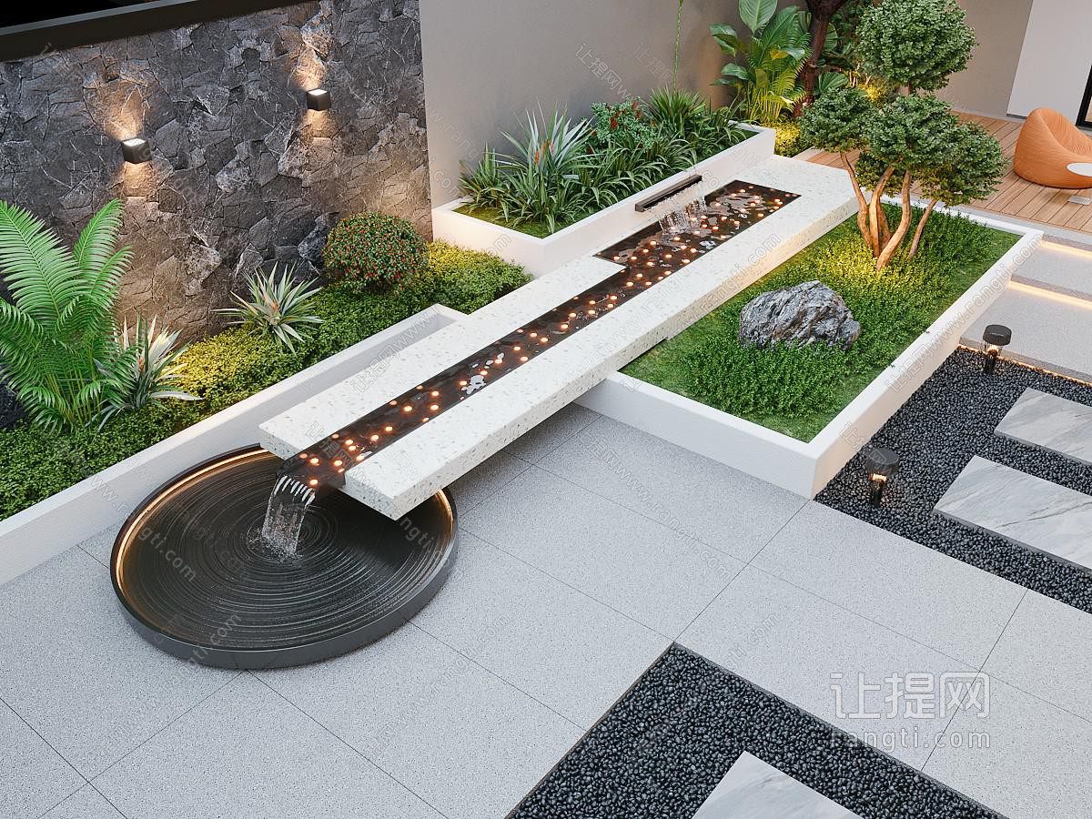 现代庭院
